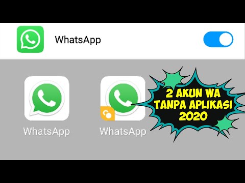 CARA BUKA 2 AKUN WHATSAPP WA DALAM 1 HP TANPA APLIKASI Terbaru