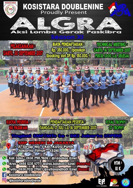 Daftar Info Lomba Paskibra Terbaru (UPDATE 31 AGUSTUS 2017) Tingkat SD ...