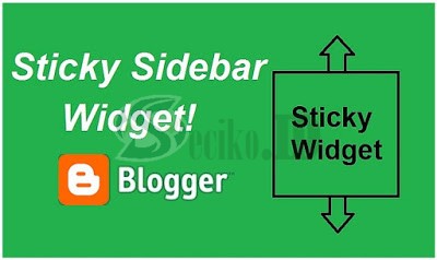 sticky widget blogger