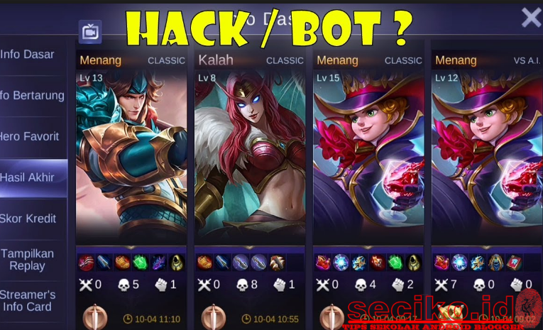 Hack Bot Mobile Legend