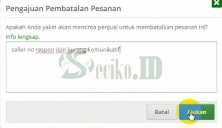 Cara Membatalkan Pesanan di Tokopedia