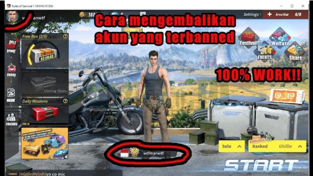 cara mengembalikan akun ros dibanned 2018