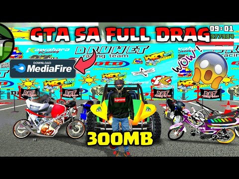 Video Cara Download GTA SA LITE Mod Drag Di HP Android Terbaru 2021