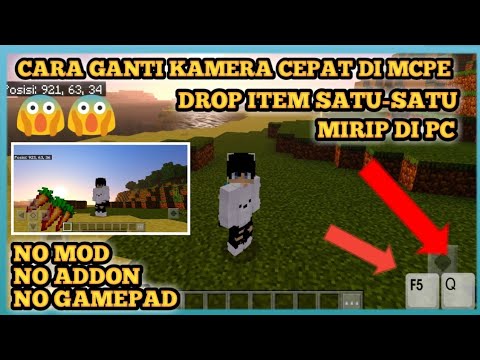 Video CARA GANTI KAMERA CEPAT DI MCPE, MIRIP DI PC CUY!!!#MINECRAFT 2021