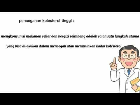 Video cara mencegah penyakit kolestrol 2021