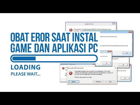 Video Cara Mencegah Eror Saat Instal Game dan Aplikasi PC Windows 2021