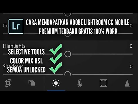 Video Cara Mendapatkan Adobe Lightroom CC Mobile Premium Gratis! (100% Work) Android 2021