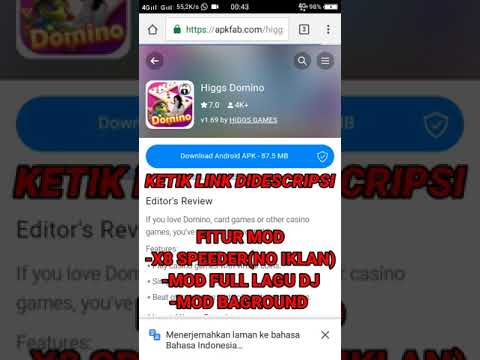 Video CARA DOWNLOAD APK MOD HIGGS DOMINO #HIGGSDOMINO #MODAPK 2021