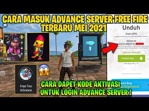 Video CARA MASUK ADVANCE SERVER FREEFIRE TERBARU MEI 2021 & CARA DAPAT KODE LOGIN ADVANCE SERVER FF ! 2021