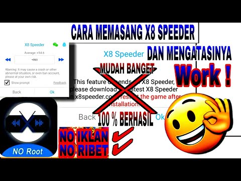 Video CARA PASANG X8 SPEEDER DAN MENGATASINYA SUPAYA TIDAK MUNCUL IKLAN || HIGGS DOMINO X8 SPEEDER 2021