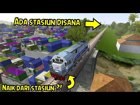 Video Cara naik kereta api di Malang !! Bisa ke wisata kampung warna warni BUSSID V 3.6.1 2021