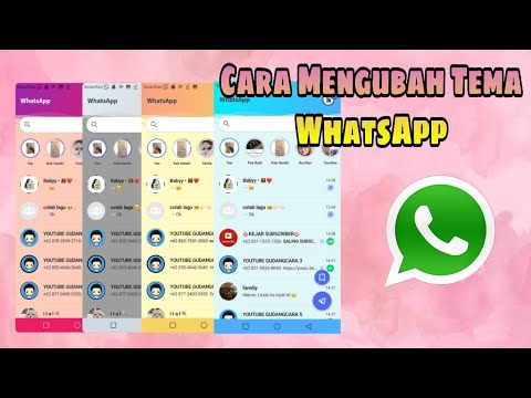 Video CARA MENGUBAH TEMA WHATSAPP || tutorial 2021