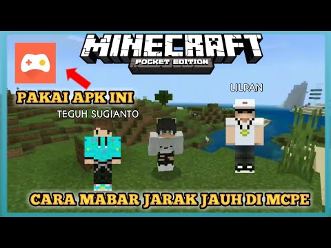 CARA MABAR JARAK JAUH DI MCPE, 100% WORK#MINECRAFT 2021