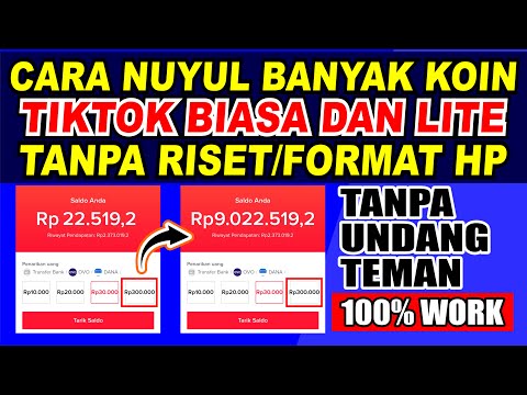 CARA NUYUL APK TIKTOK BIASA DAN TIKTOK LITE TANPA UNDANG TEMAN 2021