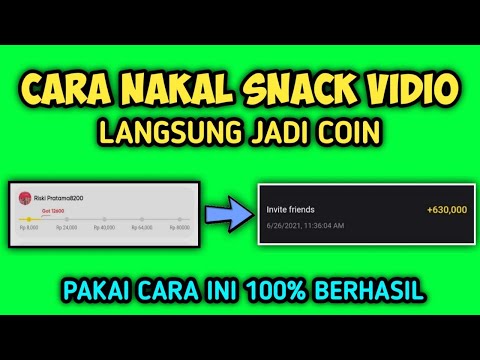 CARA CEPAT NUYUL SNACK VIDIO TERBARU LANGSUNG JADI KOIN II trik cepat jadi coin terbaru 2021