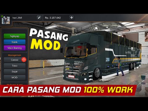 Cara Pasang Mod Bussid Work Mod Bus Simulator Indonesia