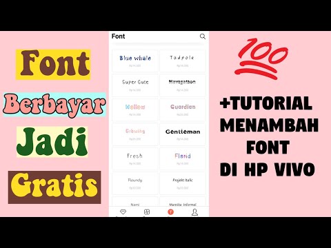 Cara menambahkan font di hp vivo!! 100% WORK !!! 2021