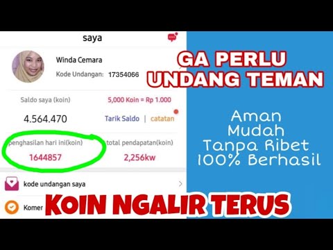 4 JT KOIN SEHARI!  CARA NUYUL AMAN CASHZINE TERBARU 2020 2021