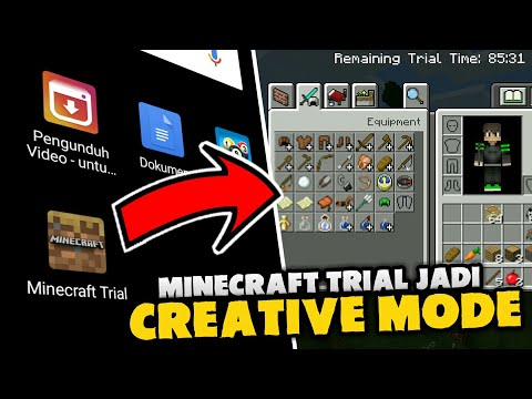 Cara Mengubah Creative Mode Di MINECRAFT TRIAL No Mod/Addon! 2021 ...