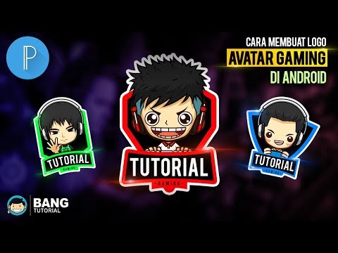 Cara Membuat Logo Avatar Gaming di Hp Android | PIXELLAB TUTORIAL #4 2021