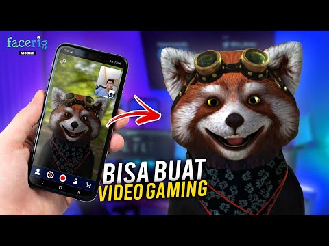 Cara Membuat Facecam Hewan di Hp Android (Bisa Buat Video Gaming) | Facerig Mobile Tutorial 2021