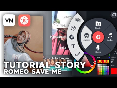 Tutorial Edit Video Sesuai Beat Musik Lagu Romeo Save Me / Love Story di VN dan KineMaster