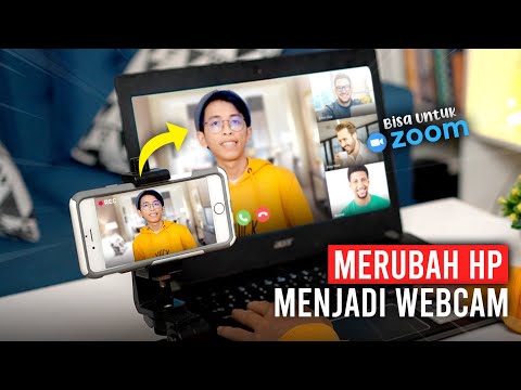 Cara Merubah Hp Menjadi Webcam untuk Zoom di PC / Laptop – DROIDCAM TUTORIAL Terbaru