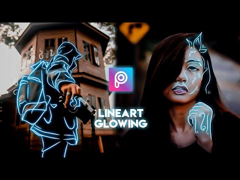 Cara Edit Foto Dengan Efek LineArt Bercahaya di Android – PicsArt Tutorial Terbaru