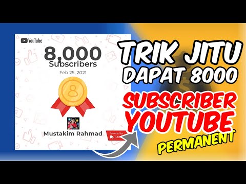 TRIK AMPUH ‼️Menambah 1000 Subscriber Dengan menggunakan Situs [2021] Terbaru