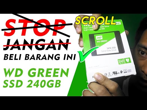 PENGALAMAN MENGGUNAKAN SSD WD GREEN 240 GB | Dunia Bang Joe Terbaru