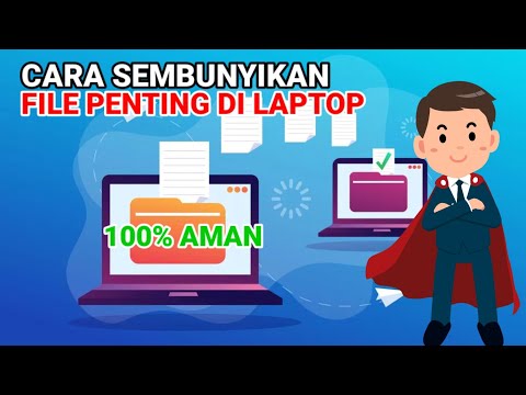 SEMBUNYIKAN FOLDER RAHASIA DI KOMPUTER | NOTEPAD Terbaru