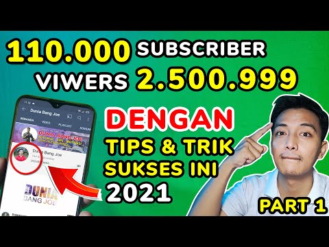 MINDSET PART1 cara mendapatkan subscriber youtube 2021 tanpa aplikasi aman ~ Dunia Bang Joe