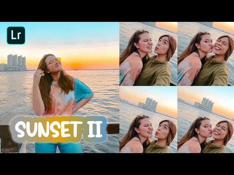 Cara Edit Foto Filter Sunset | Lightroom Mobile Tutorial