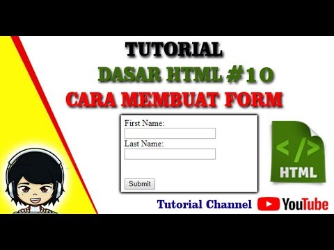 Tutorial Dasar Html #10 - Cara Membuat Form Pada HTML Terbaru | Seciko ID