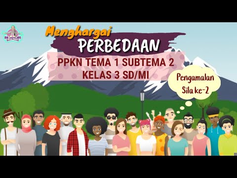 Pembahasan MENGHARGAI KEBERAGAMAN KELAS 3 SD || MATERI PPKN TEMA 1 SUBTEMA 2 (PENGAMALAN SILA KE 2 PANCASILA)