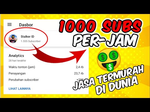 SUBSCRIBER MASUK SERIBU PER- HARI (TERBUKTI) 2021 – Khusus YouTuber Pemula Terbaru