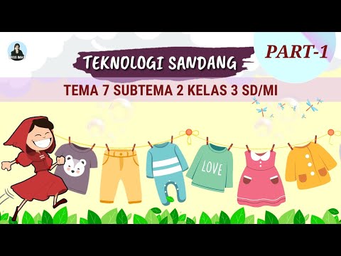 Pembahasan PERKEMBANGAN TEKNOLOGI PRODUKSI SANDANG || TEMA 7 SUBTEMA 2 KELAS 3 SD #PART1