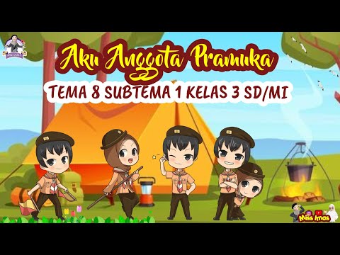 Pembahasan AKU ANGGOTA PRAMUKA | BAHASA INDONESIA TEMA 8 SUBTEMA 1 KELAS 3 SD (Arti, Manfaat, Atribut, Lambang)