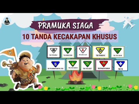 Pembahasan 10 TANDA KECAKAPAN KHUSUS PRAMUKA SIAGA KELAS 3 SD || TEMA 8 SUBTEMA 2