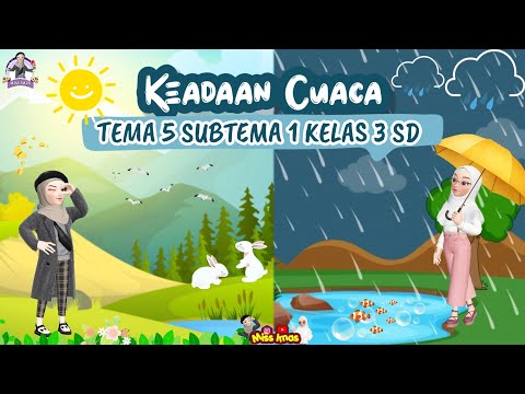 Pembahasan KEADAAN CUACA KELAS 3 SD TEMA 5 SUBTEMA 1 (Pengertian, Jenis, Unsur unsur, Simbol, Ciri ciri Cuaca)