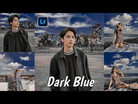 Tutorial Lightroom edit foto ala selebgram filter Dark blue | Lightroom mobile tutorial