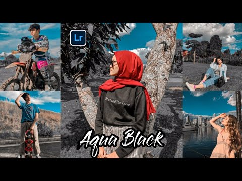 Tutorial edit foto ala selebgram aqua & black di aplikasi lightroom