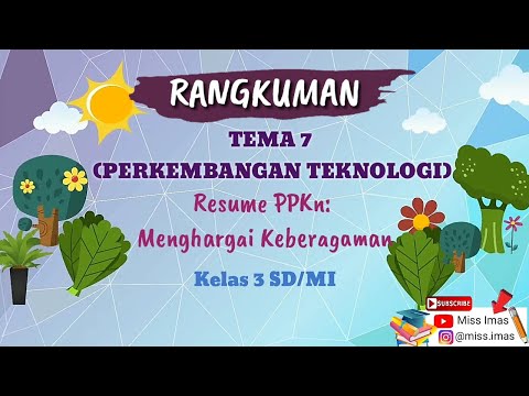 Pembahasan RANGKUMAN MATERI TEMA 7 KELAS 3 SD || MATERI PELAJARAN PPKN MENGHARGAI KEBERAGAMAN BUDAYA INDONESIA