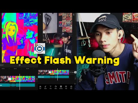 Cara Edit Video Effect Flash Warning Tiktok