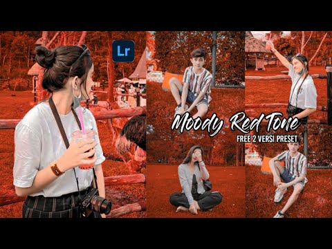 Tutorial edit foto moody red tone di aplikasi lightroom