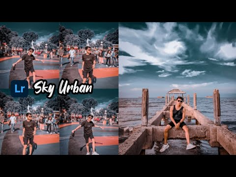 Tutorial edit foto ala selebgram filter Sky Urban | Free preset Lightroom tutorial