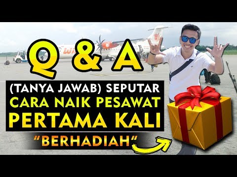 Cara Naik Pesawat Pertama Kali di bandara ( Q & A ) Segment 1