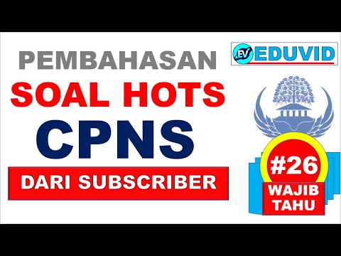 Soal HOTS CPNS 2021 dari Subcriber [#26]