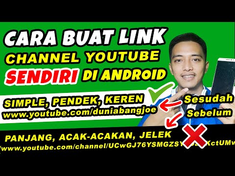 cara buat hyperlink youtube sendiri di android 2020 cara membuat hyperlink channel youtube dunia bang joe