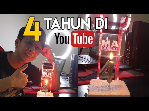 4 TAHUN DI YOUTUBE ! REACTION VIDEO PERTAMA MA GAMERZ !